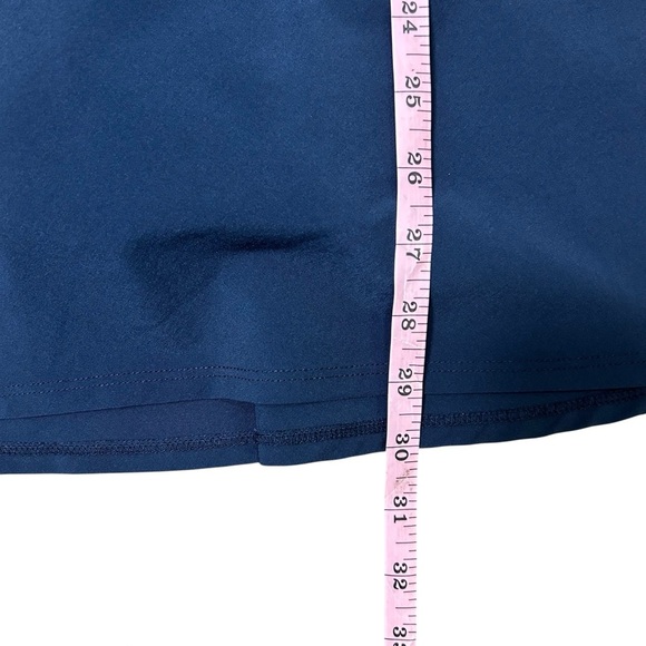 Abercrombie Traveler Mini Dress navy blue size XS athletic built in shorts skort - Picture 7 of 7